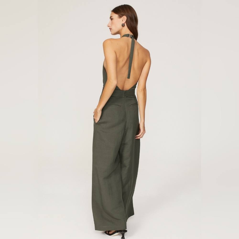 ADAM LIPPES | $410 Sage Halter Jumpsuit - Picture 4 of 6